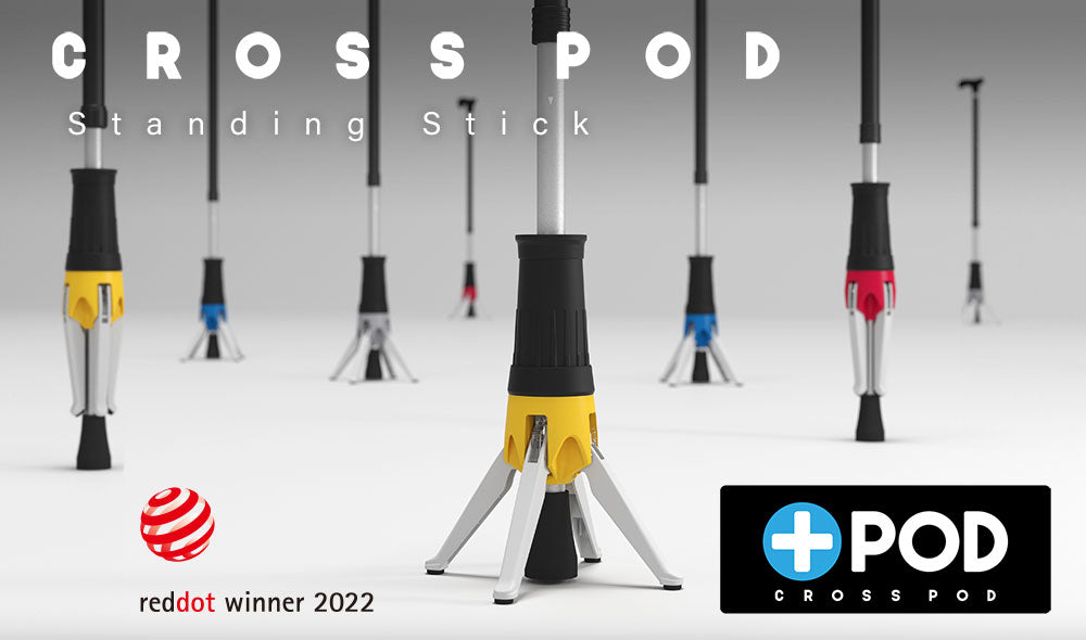 立てられるつえ「クロスポッドCrossPOD」のイメージ画像